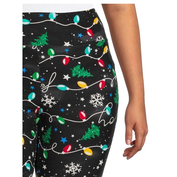Terra and Sky Women’s Plus Size String Lights Leggings Size 1X (16W-18W) NEW - Picture 6 of 10
